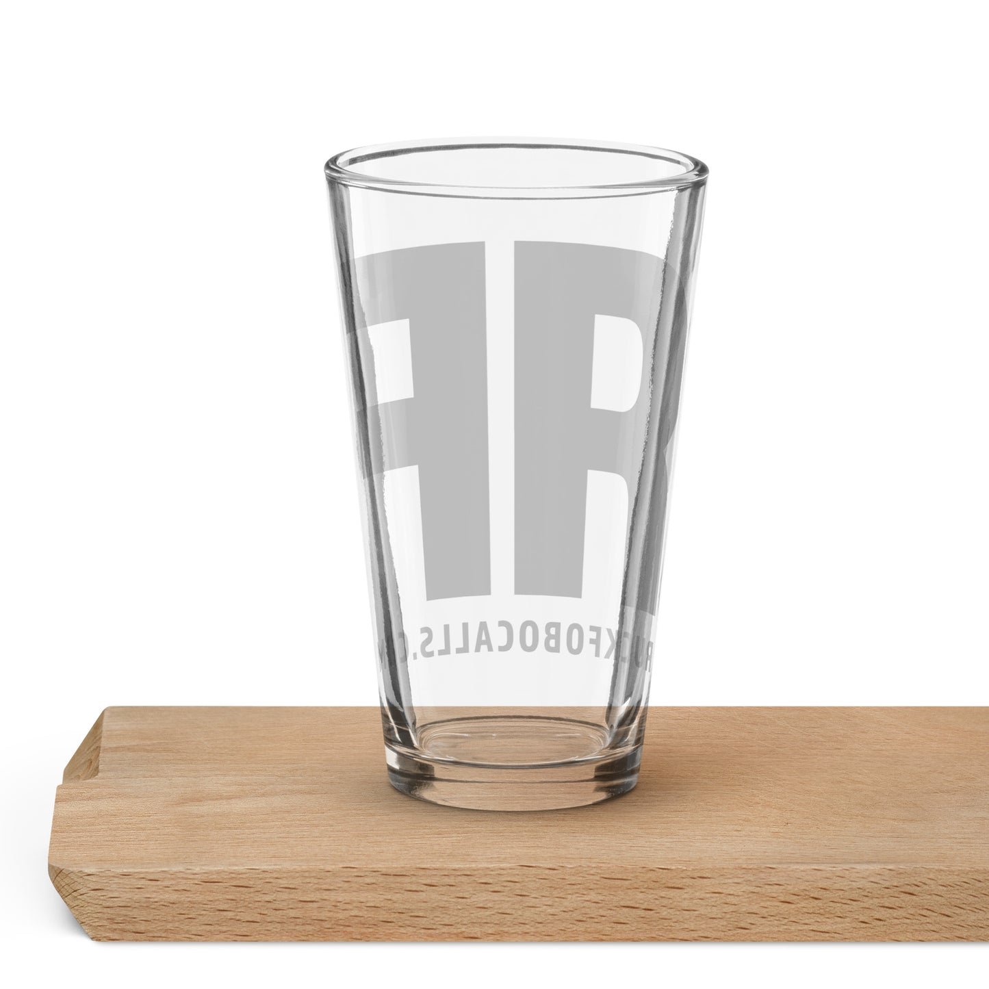 RF pint glass (black)