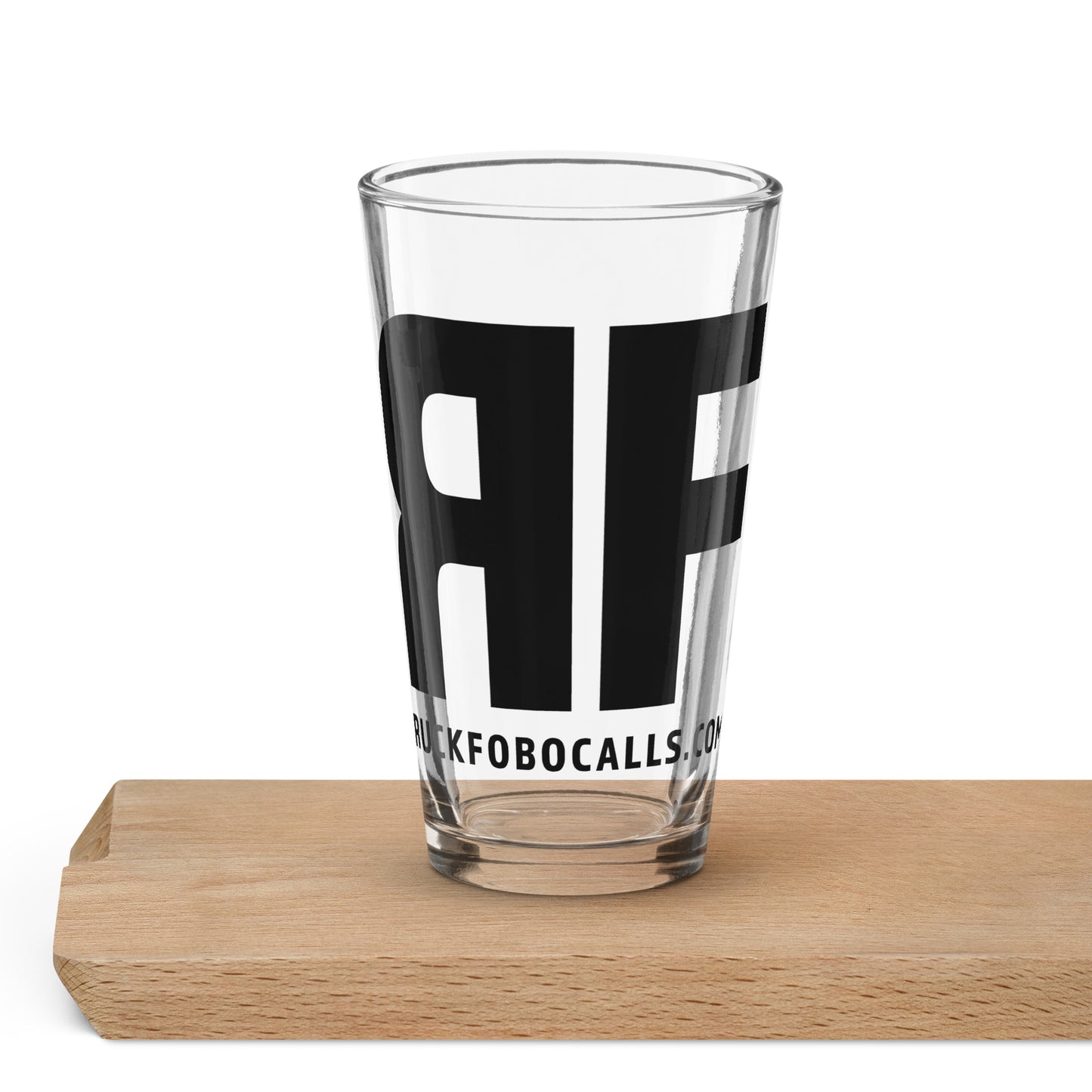 RF pint glass (black)