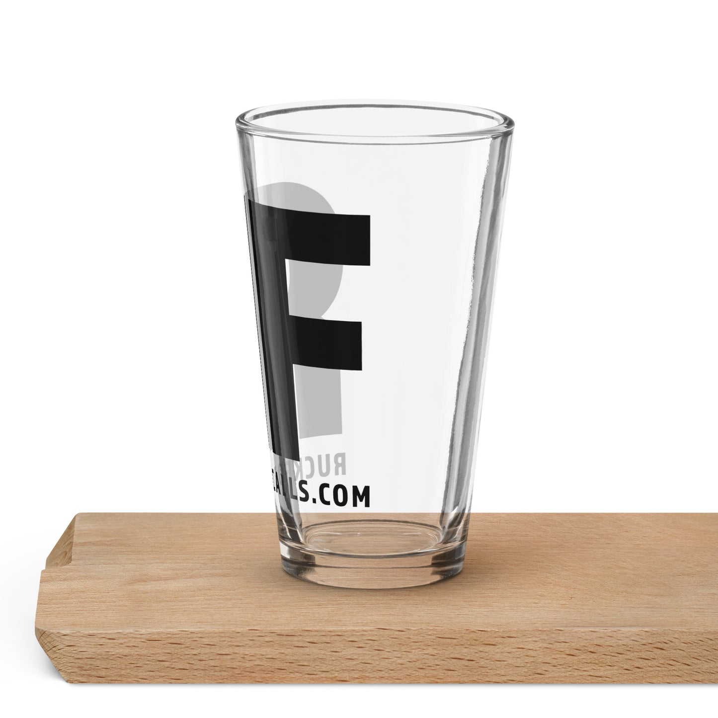 RF pint glass (black)