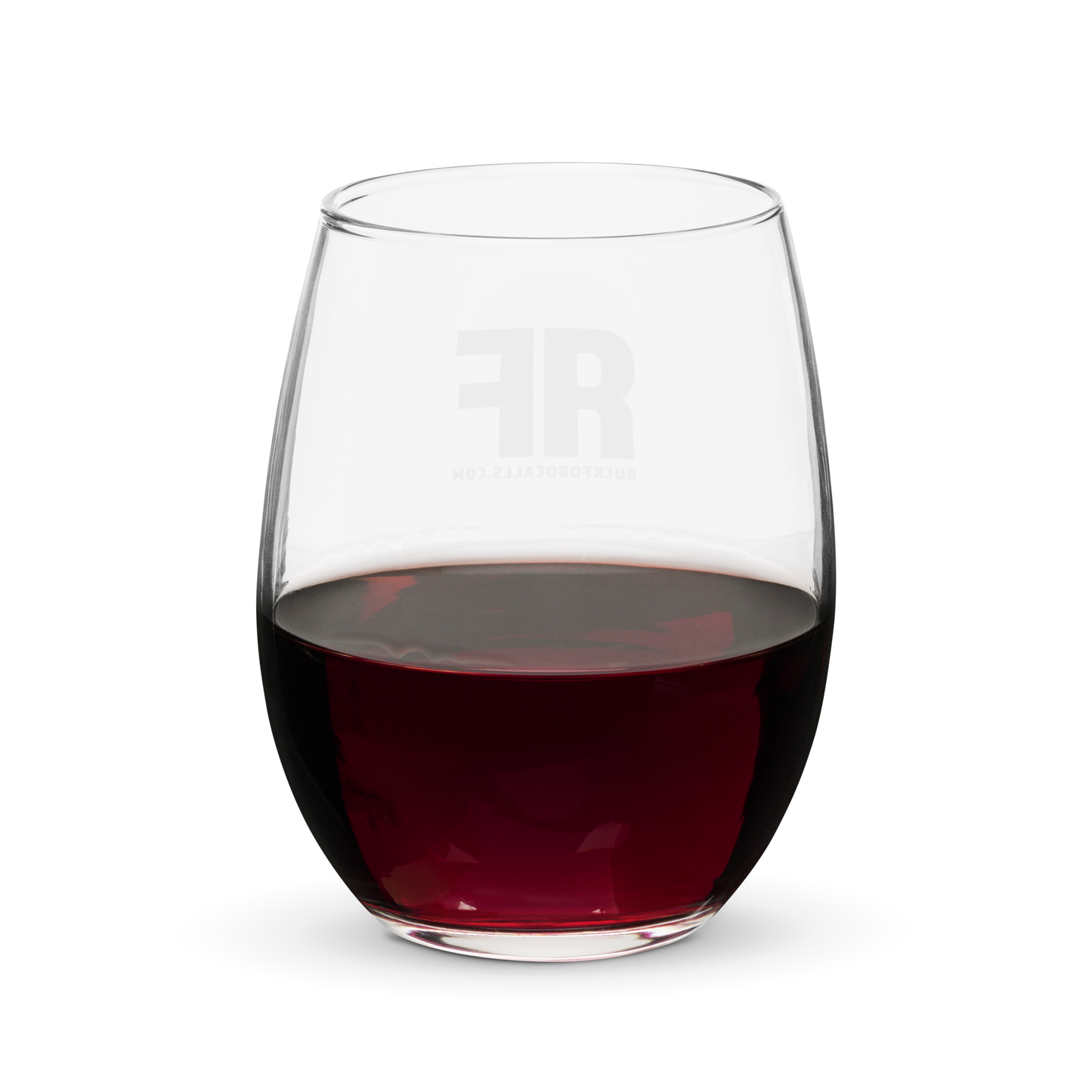 RF Stemless wine glass (white)