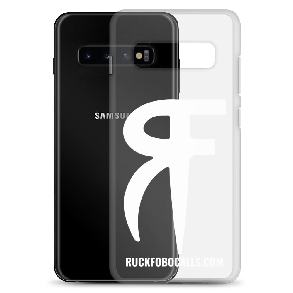 RF Clear Case for Samsung® (white logo)