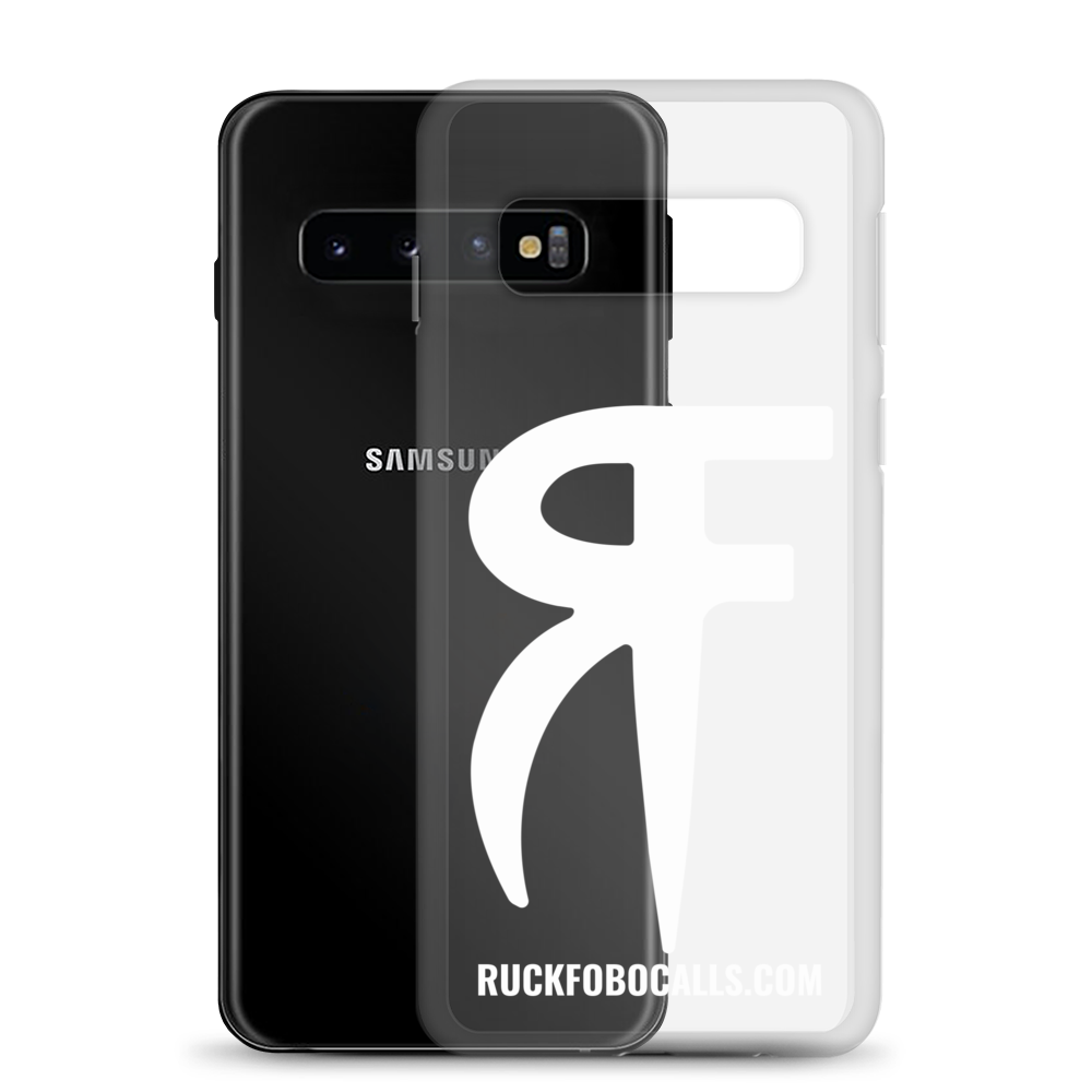 RF Clear Case for Samsung® (white logo)