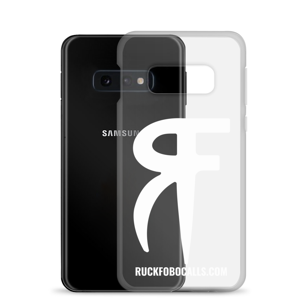 RF Clear Case for Samsung® (white logo)